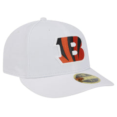 Cincinnati Bengals New Era Omaha Low Profile 59FIFTY Fitted Hat White