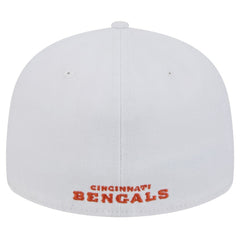 Cincinnati Bengals New Era Omaha Low Profile 59FIFTY Fitted Hat White