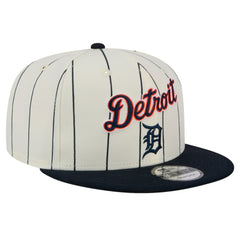 Detroit Tigers New Era Jersey Pinstripe 9FIFTY Snapback Hat - White - New Era Online