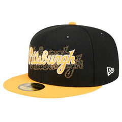 Pittsburgh Pirates New Era Shadow Stitch 59FIFTY Fitted Hat - Black - New Era Online