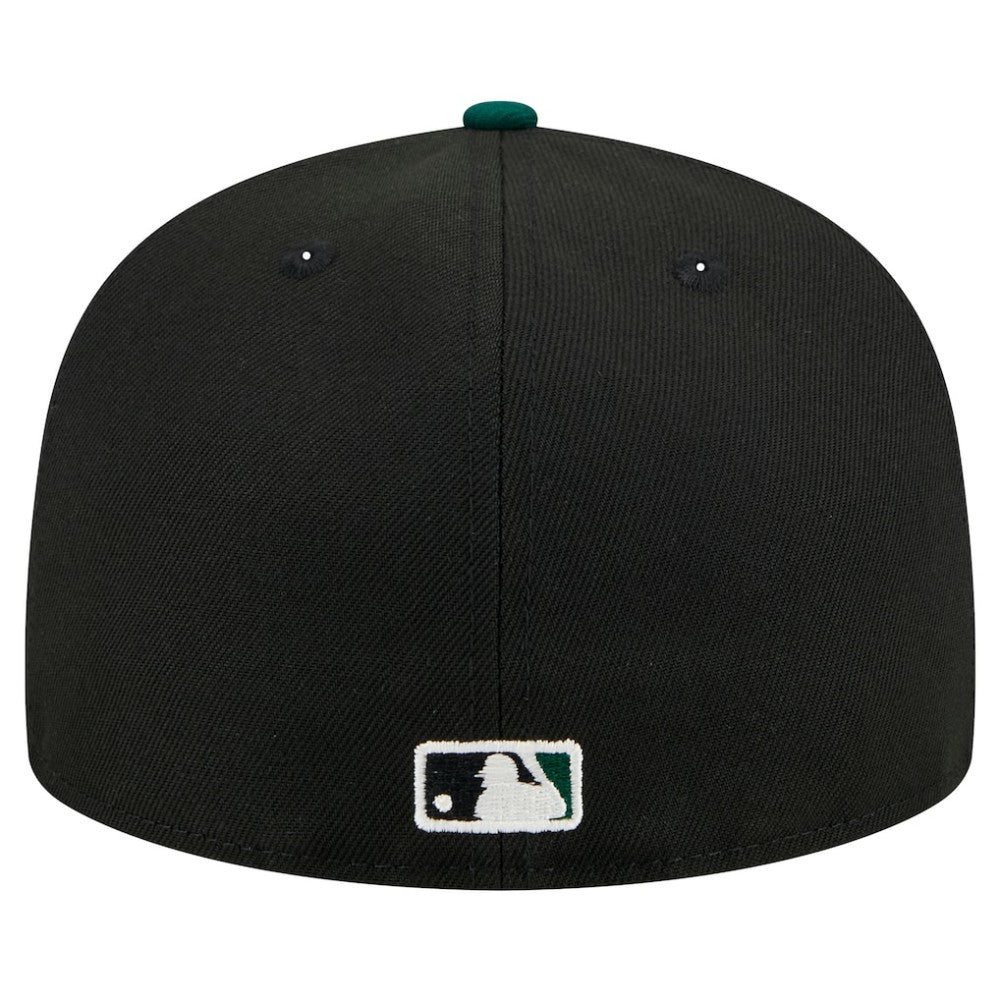 Athletics New Era Shadow Stitch 59FIFTY Fitted Hat - Black - New Era on Sale