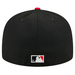 Atlanta Braves New Era Shadow Stitch 59FIFTY Fitted Hat - Black - New Era on Sale