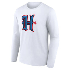 Houston Texans Secondary Logo Long Sleeve T-Shirt White