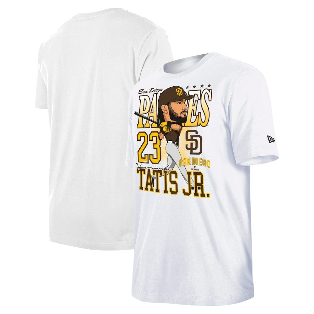 Fernando Tatis Jr. San Diego Padres New Era Caricature T-Shirt - White - New Era Discount