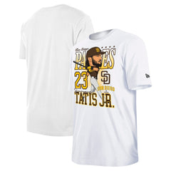 Fernando Tatis Jr. San Diego Padres New Era Caricature T-Shirt - White - New Era Discount