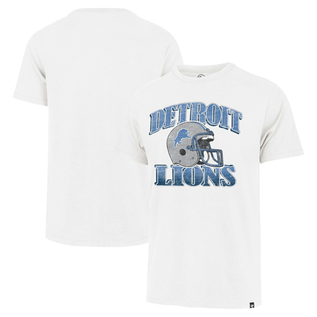 47 brand Detroit Lions '47 Overrun Franklin Throwback T-Shirt Cream