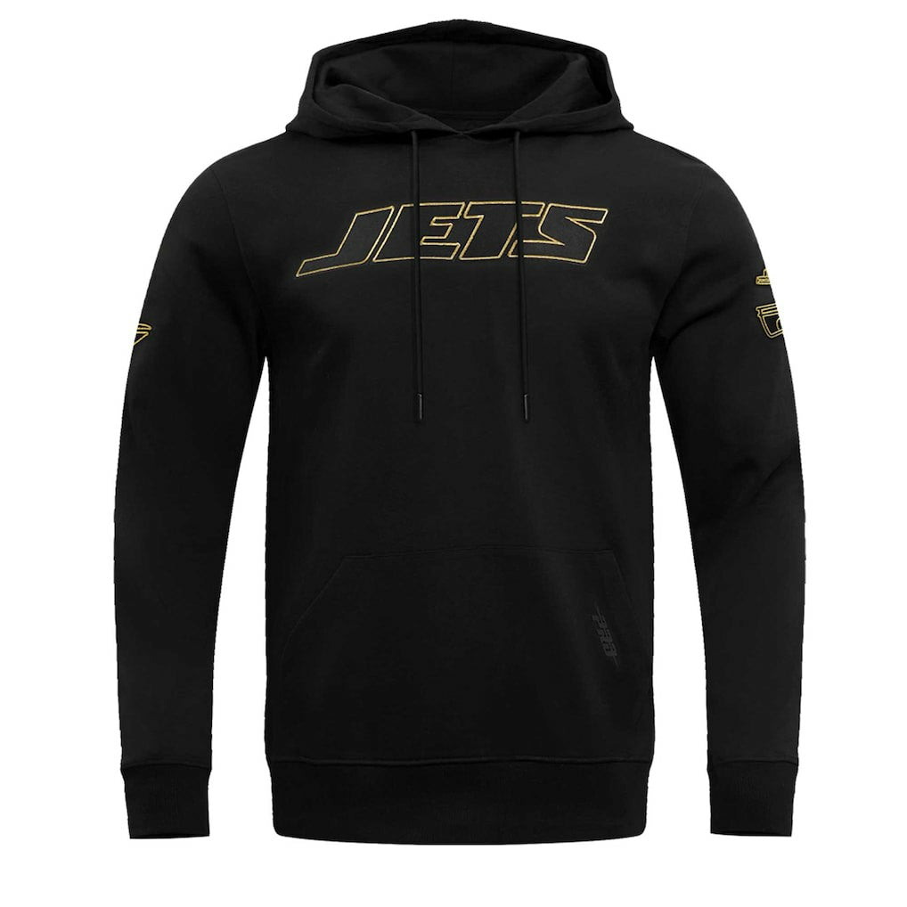 New York Jets Pro Standard Classic Chenille Pullover Hoodie Black