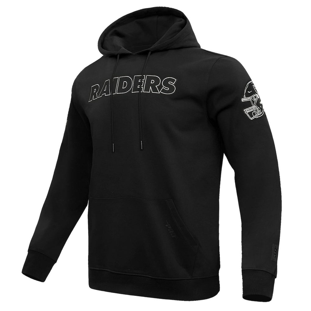 Las Vegas Raiders Pro Standard Classic Chenille Pullover Hoodie Black