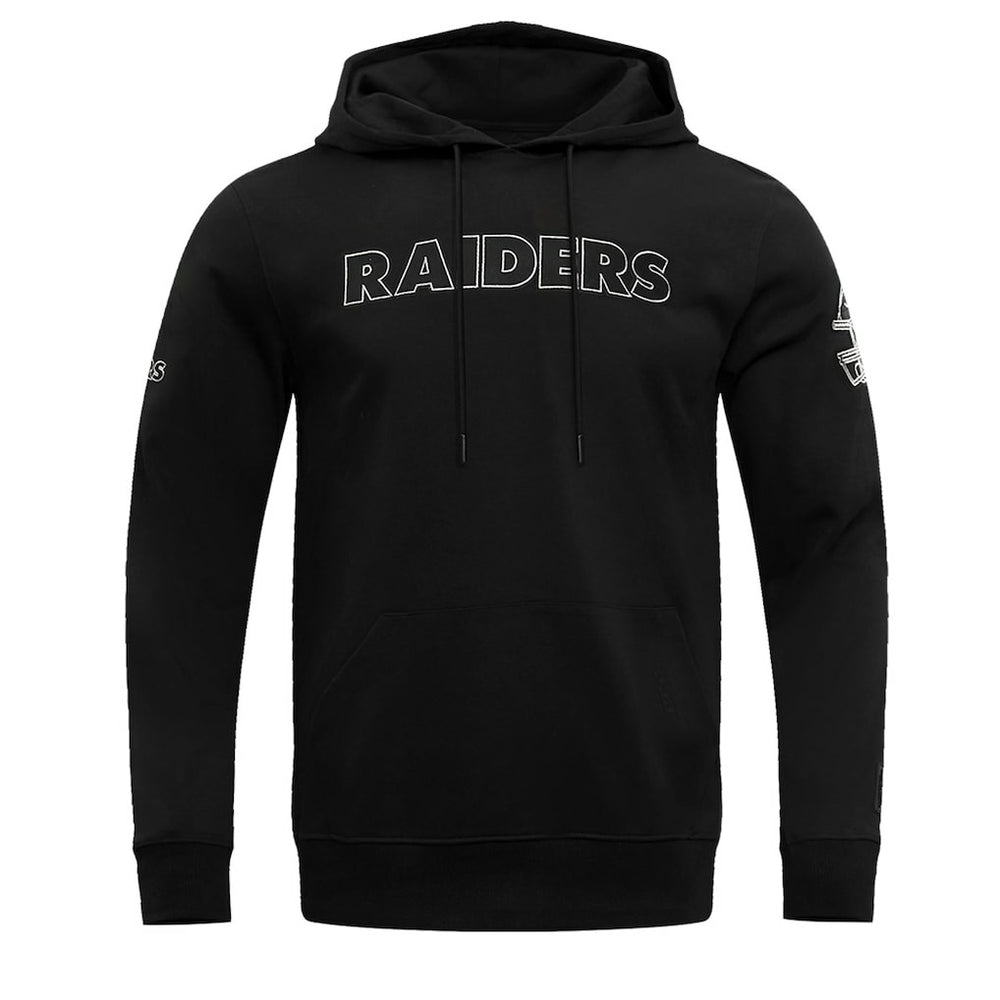 Las Vegas Raiders Pro Standard Classic Chenille Pullover Hoodie Black