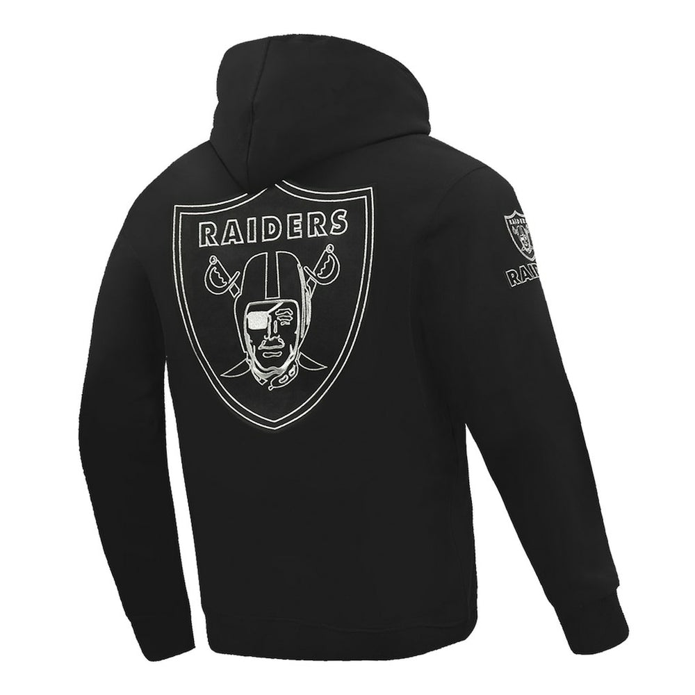 Las Vegas Raiders Pro Standard Classic Chenille Pullover Hoodie Black