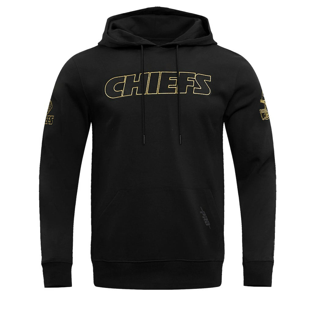 Kansas City Chiefs Pro Standard Classic Chenille Pullover Hoodie Black