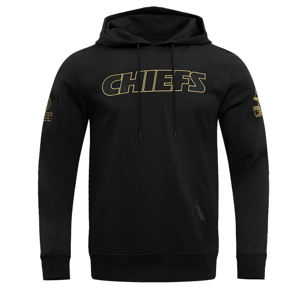 Kansas City Chiefs Pro Standard Classic Chenille Pullover Hoodie Black