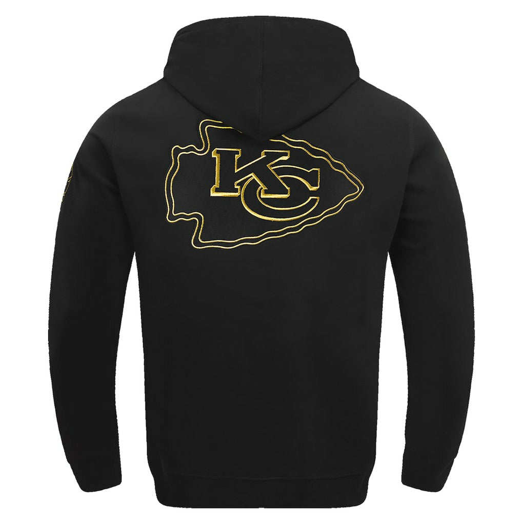 Kansas City Chiefs Pro Standard Classic Chenille Pullover Hoodie Black