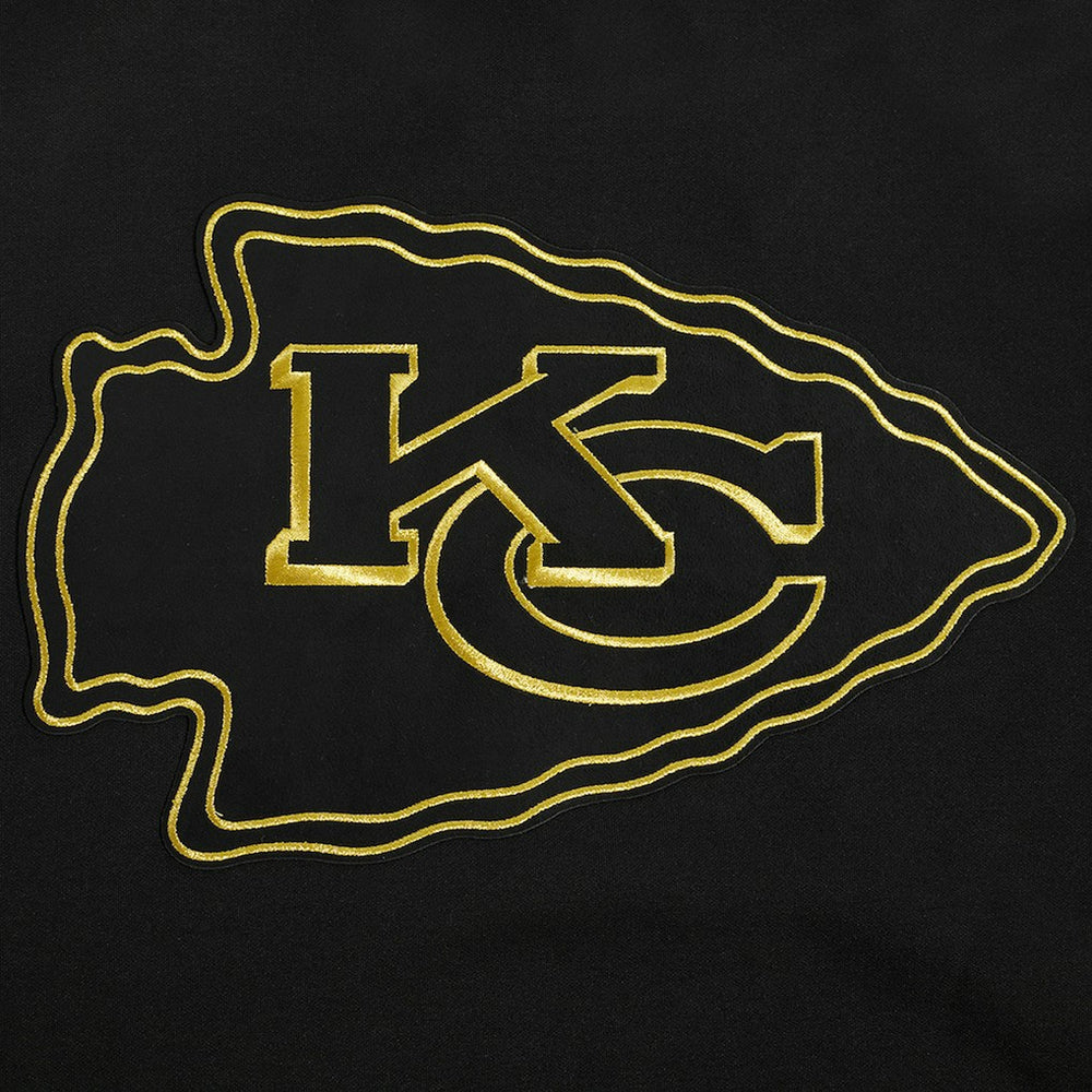 Kansas City Chiefs Pro Standard Classic Chenille Pullover Hoodie Black