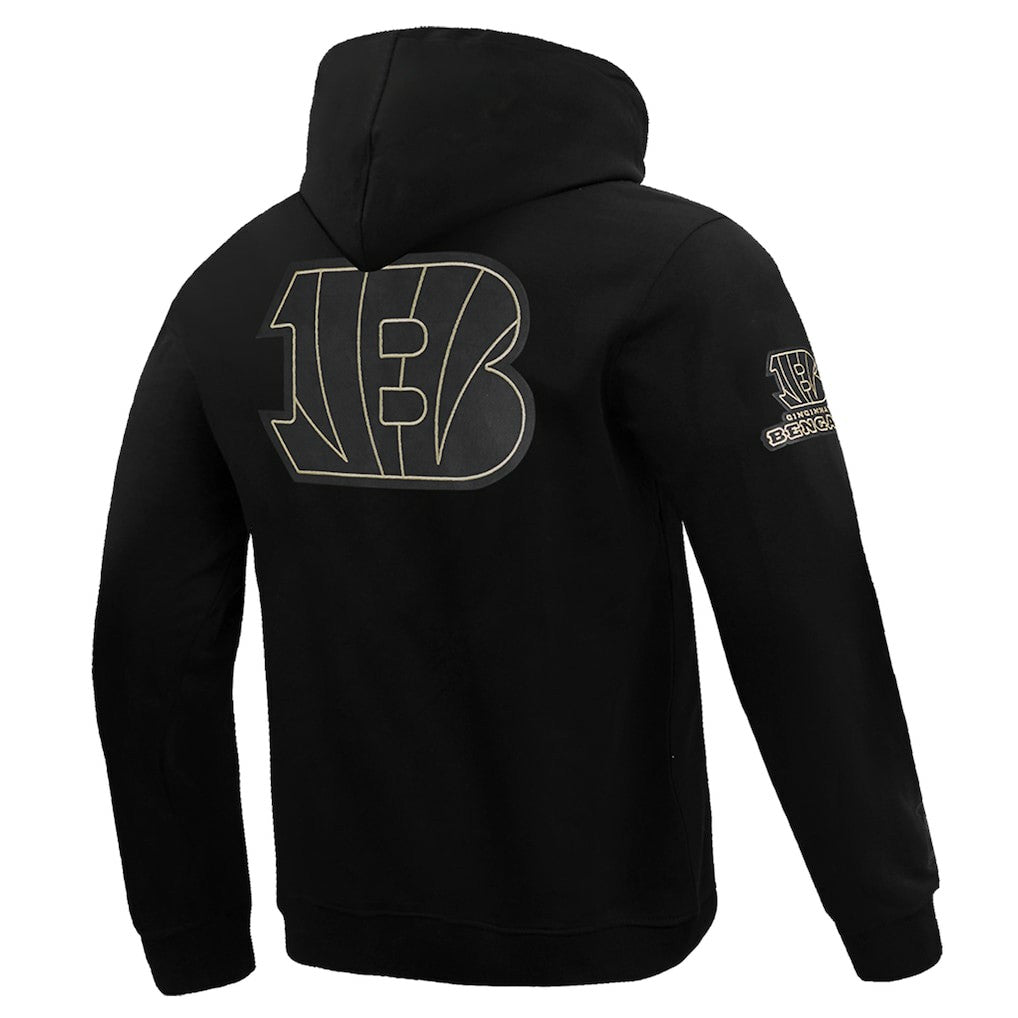 Cincinnati Bengals Pro Standard Classic Chenille Pullover Hoodie Black