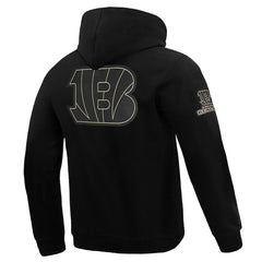Cincinnati Bengals Pro Standard Classic Chenille Pullover Hoodie Black