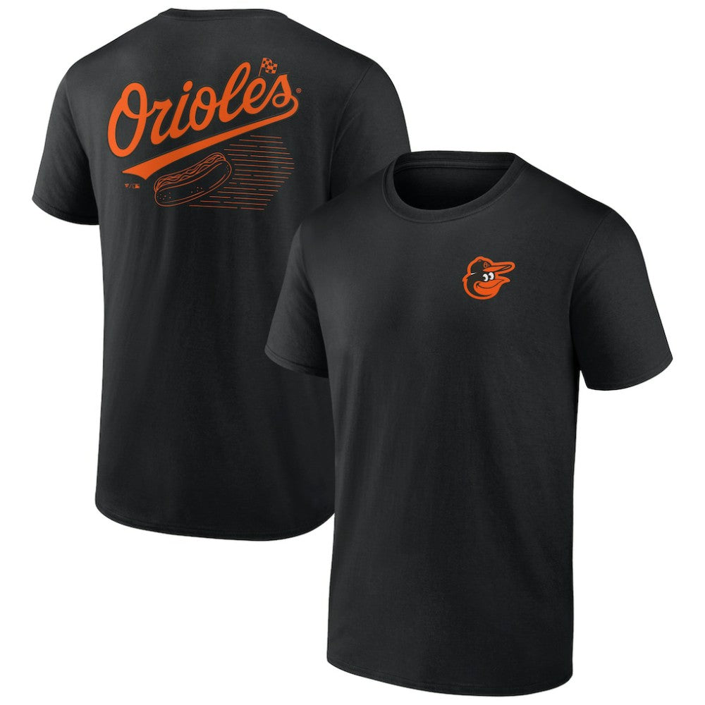 Baltimore Orioles Hot Dog Race T-Shirt - Black - MLB Lifestyle