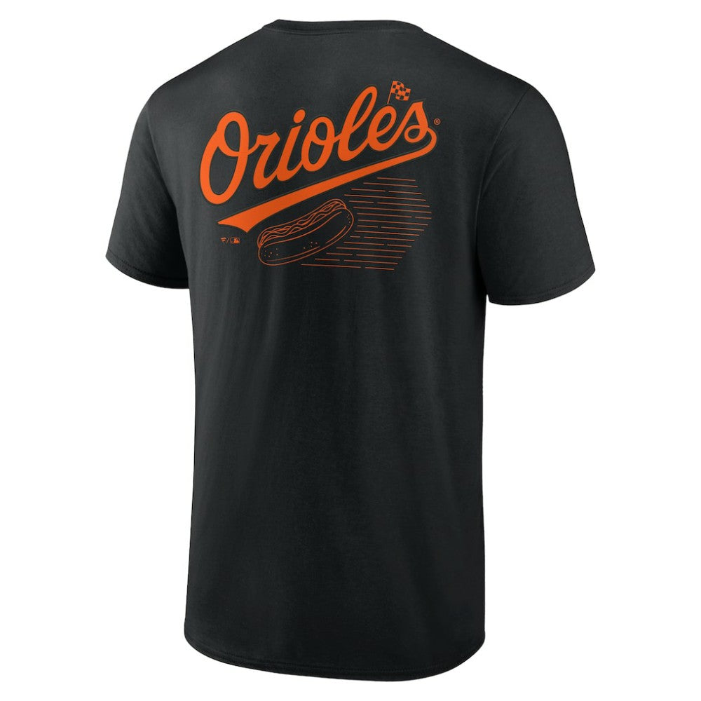 Baltimore Orioles Hot Dog Race T-Shirt - Black - MLB Lifestyle