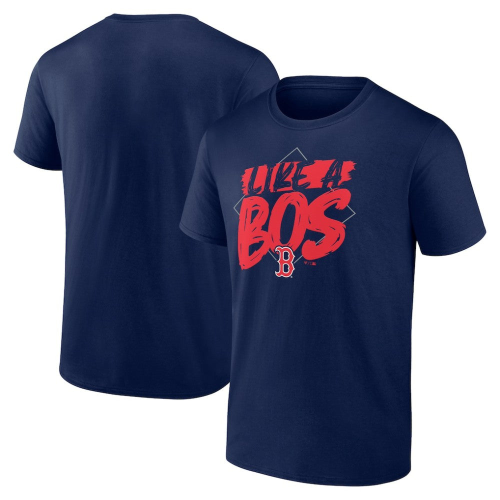 Boston Red Sox Like a BOS T-Shirt - Navy - MLB Lifestyle