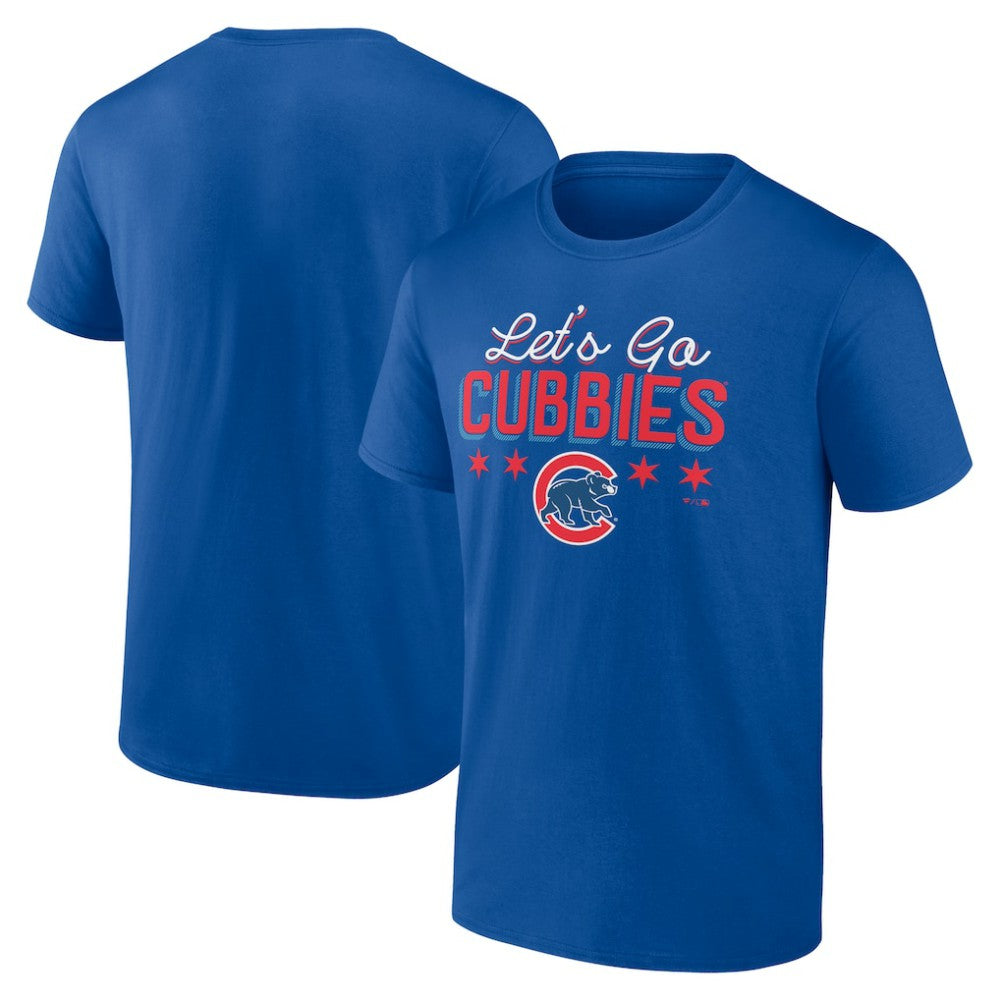 Chicago Cubs Let's Go Cubbies T-Shirt - Royal - MLB Online