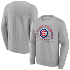 Chicago Cubs Friendly Confines Pullover Sweatshirt - Gray - MLB Sale