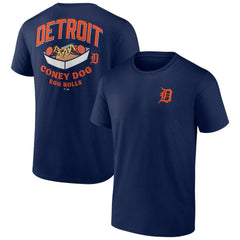 Detroit Tigers Coney Dog Egg Rolls T-Shirt - Navy - MLB on Sale