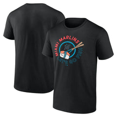 Miami Marlins Let's Go Fish T-Shirt - Black - MLB Lifestyle