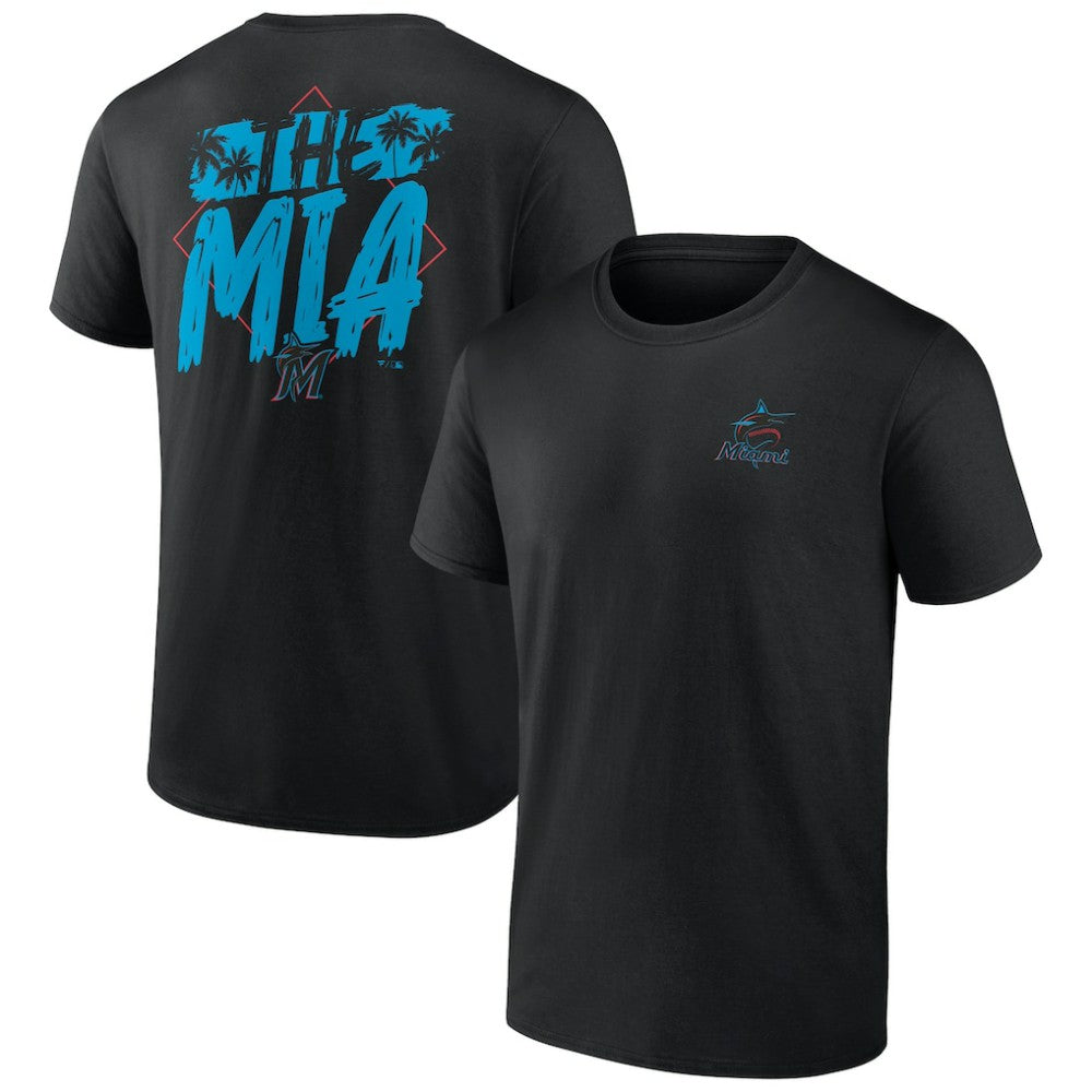 Miami Marlins The MIA T-Shirt - Black - MLB on Sale