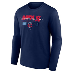 Minnesota Twins Territory Long Sleeve T-Shirt - Navy - MLB on Sale