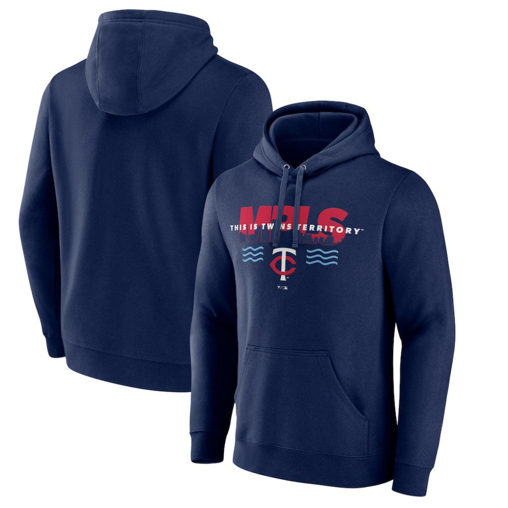 Minnesota Twins Territory Pullover Hoodie - Navy - MLB Sale