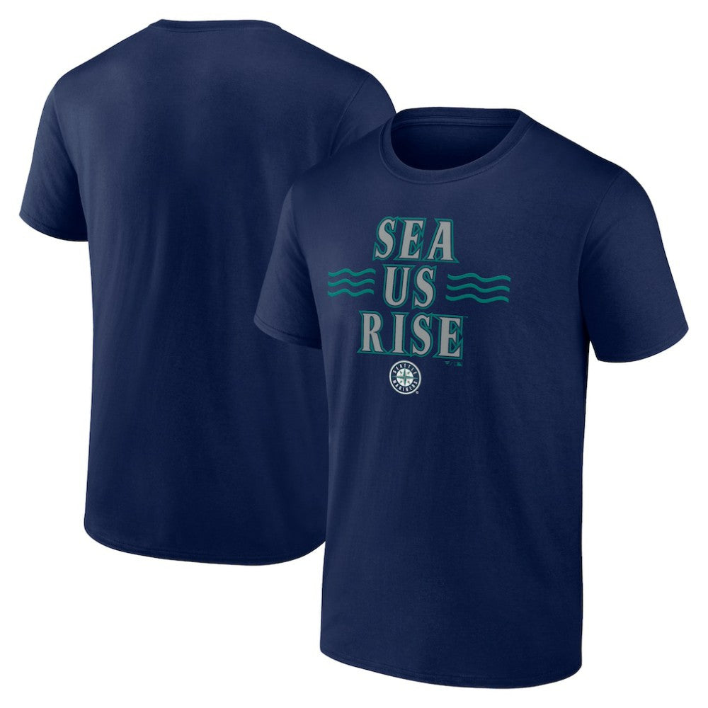 Seattle Mariners Sea Us Rise T-Shirt - Navy - MLB Discount