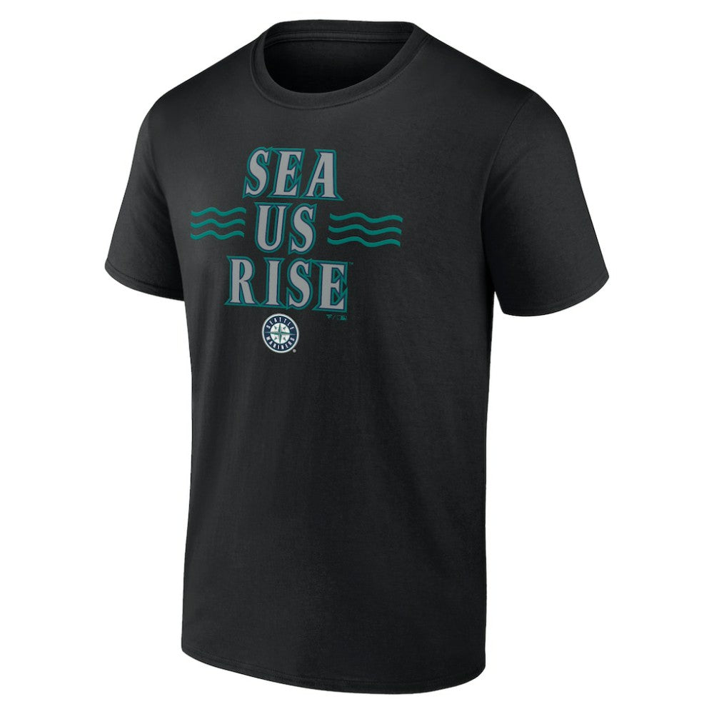 Seattle Mariners Sea Us Rise T-Shirt - Black - MLB Online