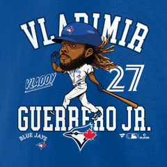 Vladimir Guerrero Jr. Toronto Blue Jays Caricature T-Shirt - Royal - MLB Sale