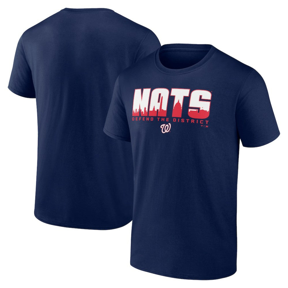 Washington Nationals Defend the District T-Shirt - Navy - MLB Sale
