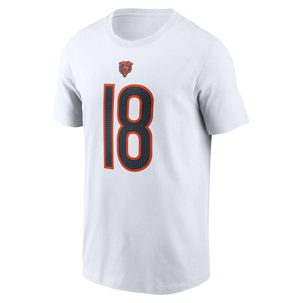 Nike Caleb Williams Chicago Bears Name & Number T-Shirt White