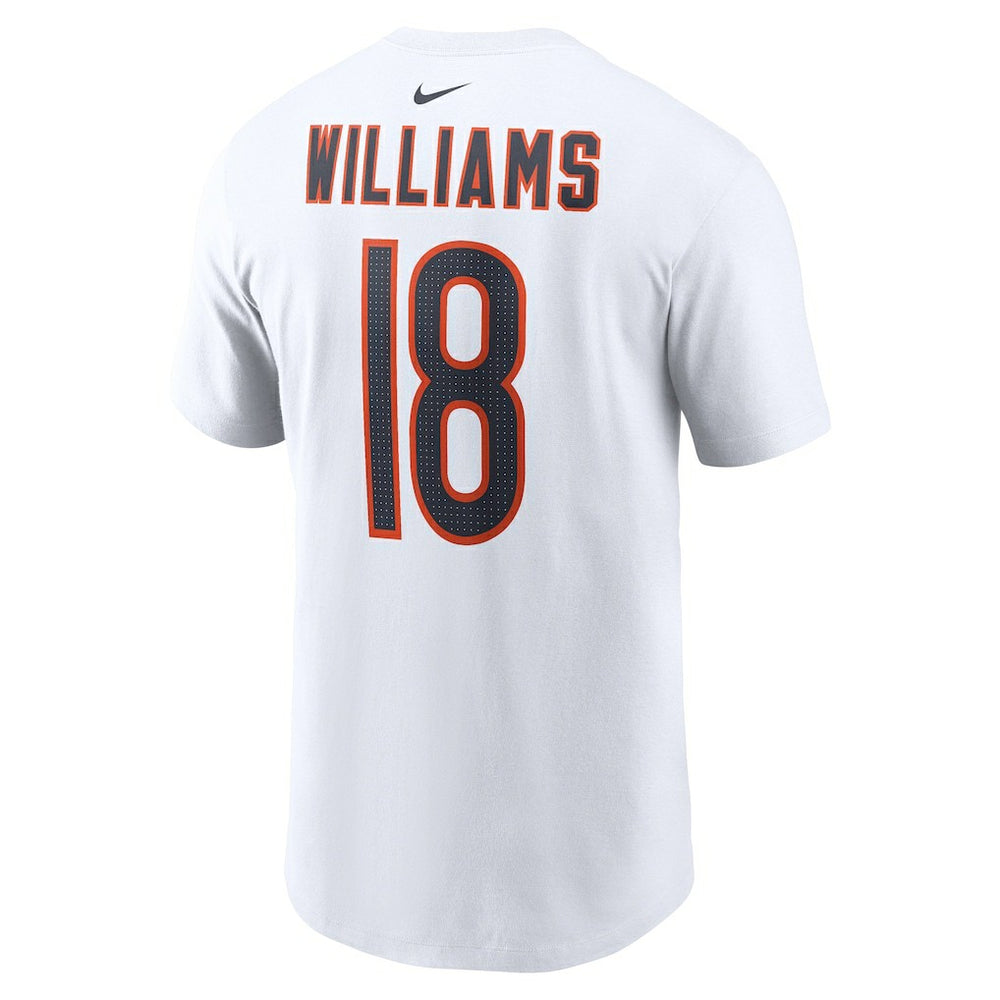 Nike Caleb Williams Chicago Bears Name & Number T-Shirt White