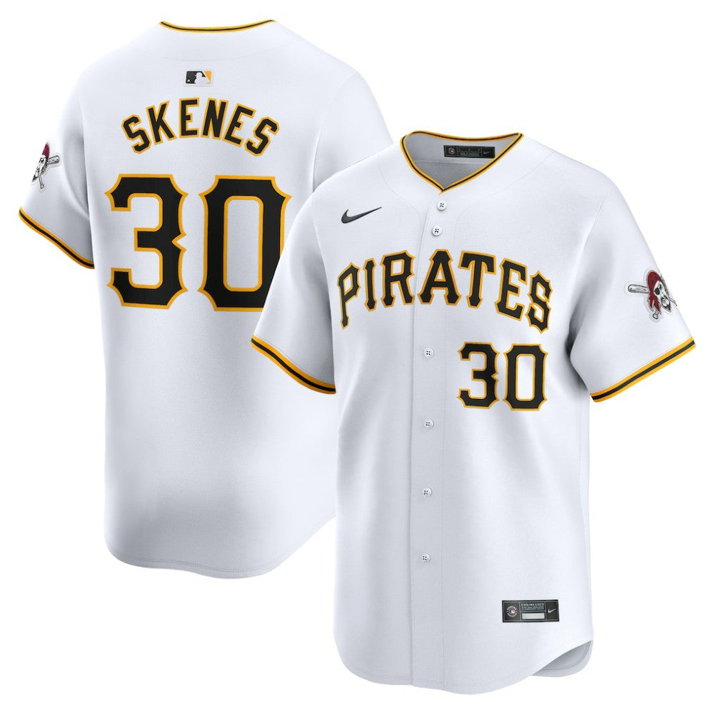 Paul Skenes Pittsburgh Pirates Nike Home Limited Player Jersey - White - Nike Sale