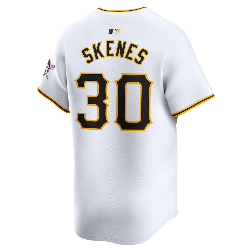 Paul Skenes Pittsburgh Pirates Nike Home Limited Player Jersey - White - Nike Sale
