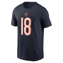 Nike Caleb Williams Chicago Bears Youth Fuse Name & Number T-Shirt Navy