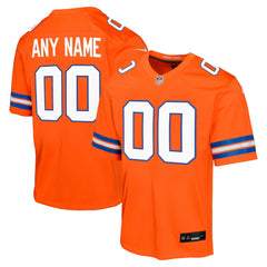 Nike Denver Broncos Youth Mile High Collection 1977 Throwback Custom Game Jersey Orange