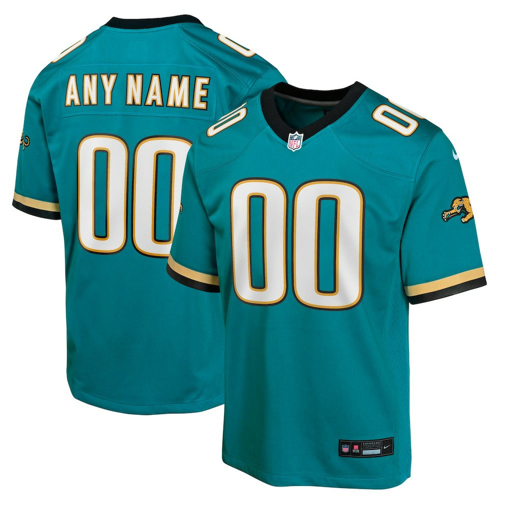 Nike Jacksonville Jaguars Youth Prowler Throwback Custom Game Jersey Teal