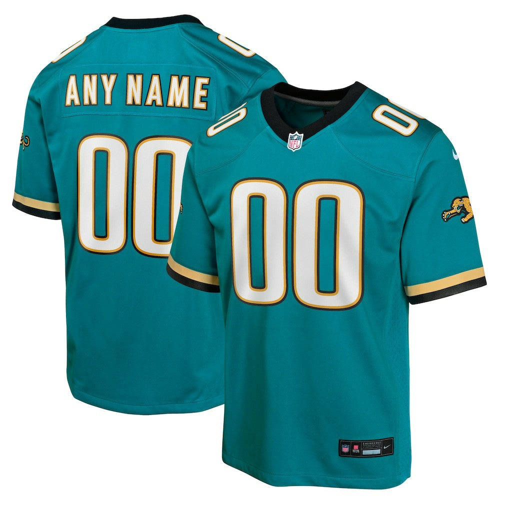 Nike Jacksonville Jaguars Youth Prowler Throwback Custom Game Jersey Teal