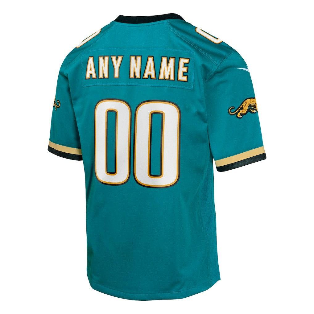 Nike Jacksonville Jaguars Youth Prowler Throwback Custom Game Jersey Teal