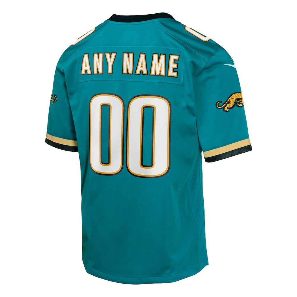 Nike Jacksonville Jaguars Youth Prowler Throwback Custom Game Jersey Teal