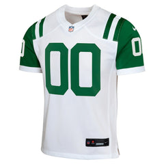 Nike New York Jets Youth Classic Alternate Custom Replica Jersey White