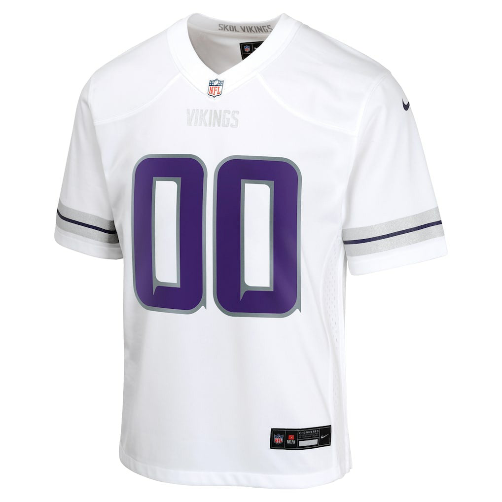 Nike Minnesota Vikings Youth Alternate Custom Game Jersey White