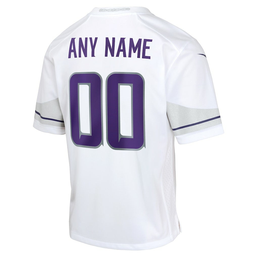 Nike Minnesota Vikings Youth Alternate Custom Game Jersey White