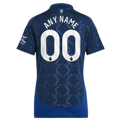 Manchester United Women's 2024/25 Away Replica Custom Jersey Navy - Adidas for sale