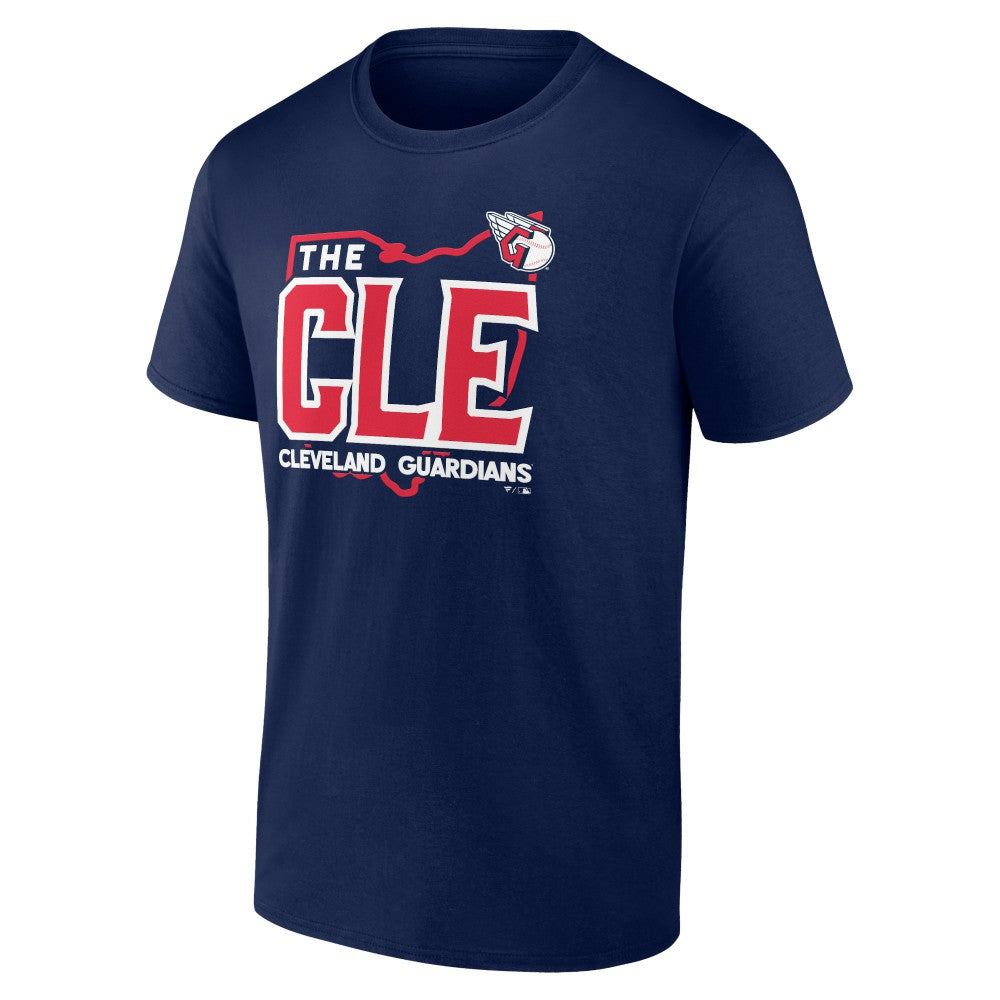 Cleveland Guardians The 216 T-Shirt - Navy - MLB on Sale