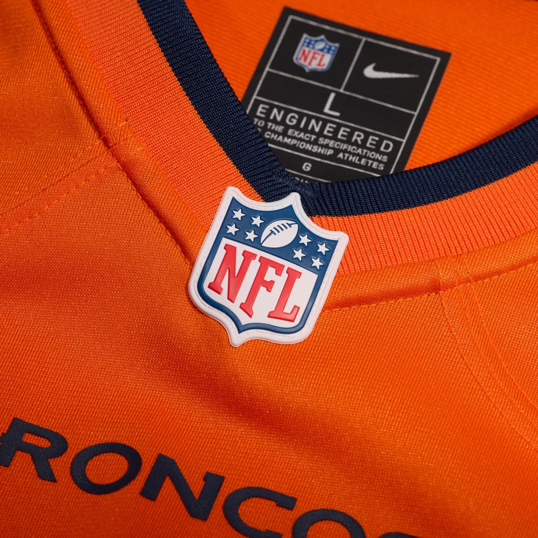 Nike Denver Broncos #1 Dad Game Jersey Orange